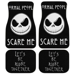 Nightmare Before Christmas Car Floor Mats - Nightmare Before Christmas Jack And Sally Car Floor Mats NBCFM26