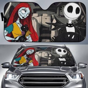 Nightmare Before Christmas Driving Car Auto Sun Shade