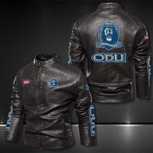 Old Dominion Monarchs Motor Collar Leather Jacket For Biker Racer