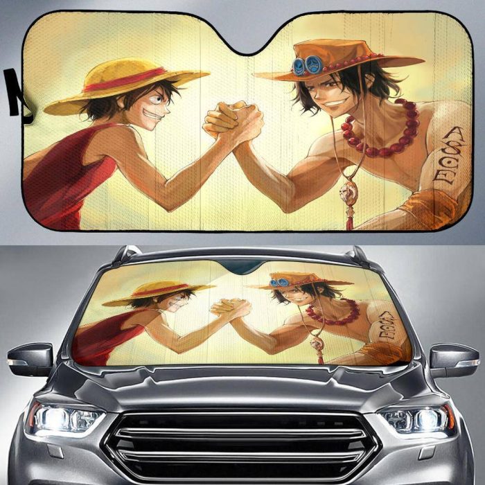 One Piece Monkey D Luffy Vs Portgas D Ace Car Sun Shades