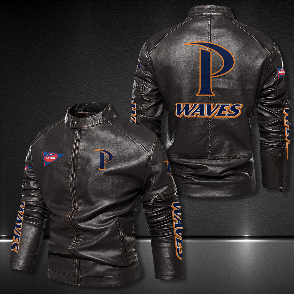 Pepperdine-Waves-Motor-Collar-Leather-Jacket-For-Biker-Racer Pepperdine Waves Motor Collar Leather Jacket For Biker Racer