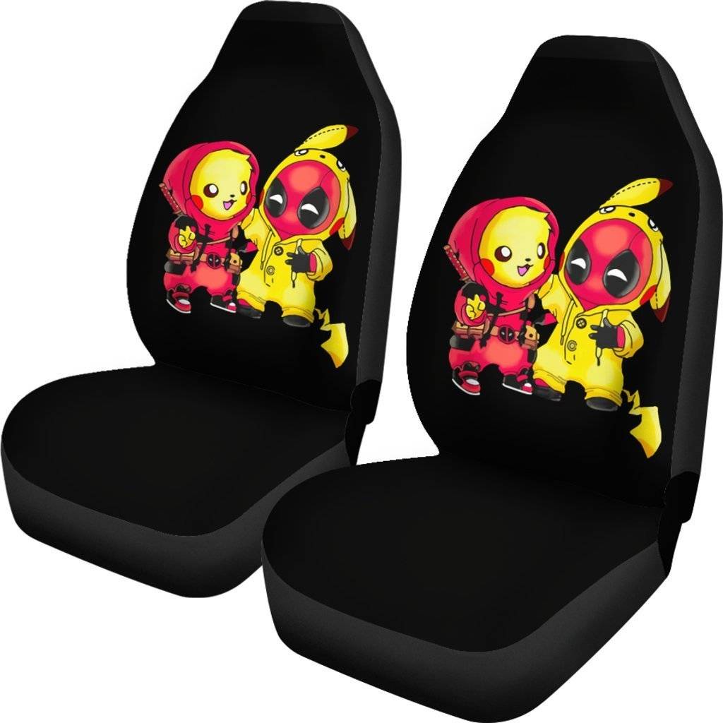 Pikachu Deadpool Pokemon MV Car Seat Covers – Car Accessories – We sell ...