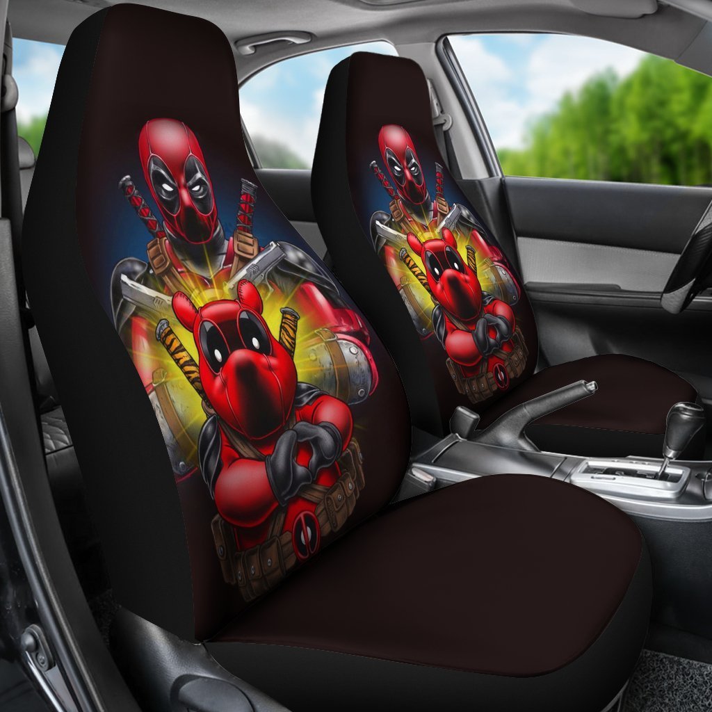 Pooh X Deadpool Bear Animal Mv Car Seat Covers – Car Accessories – We 