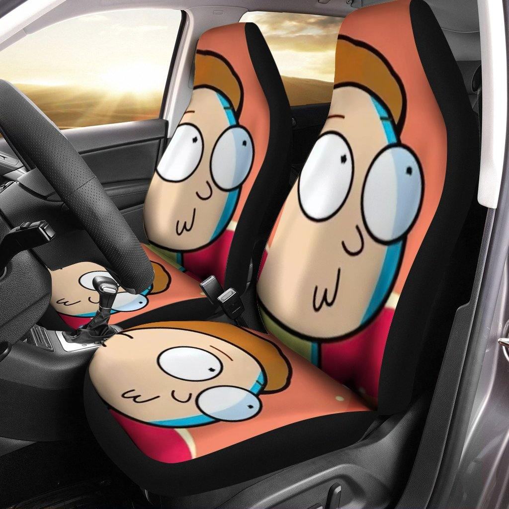 Rick-And-Morty-Car-Seat-Covers-Car-Accessories-Morty-High-Moment-Seat-Cover Rick And Morty Car Seat Covers - Car Accessories - Morty High Moment Seat Cover