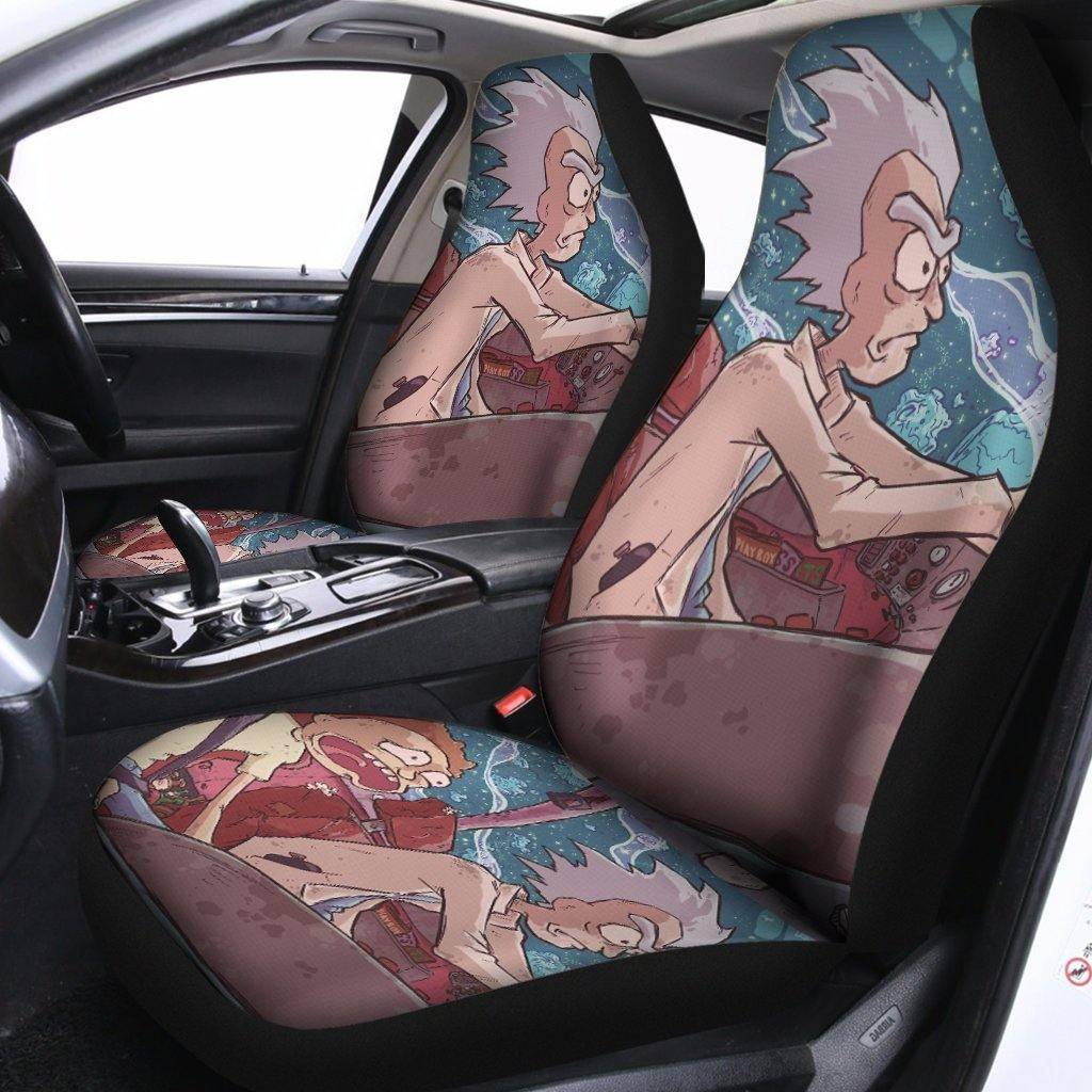 Rick-And-Morty-Car-Seat-Covers-Car-Accessories-Rick-In-Spaceship-Seat-Cover-1