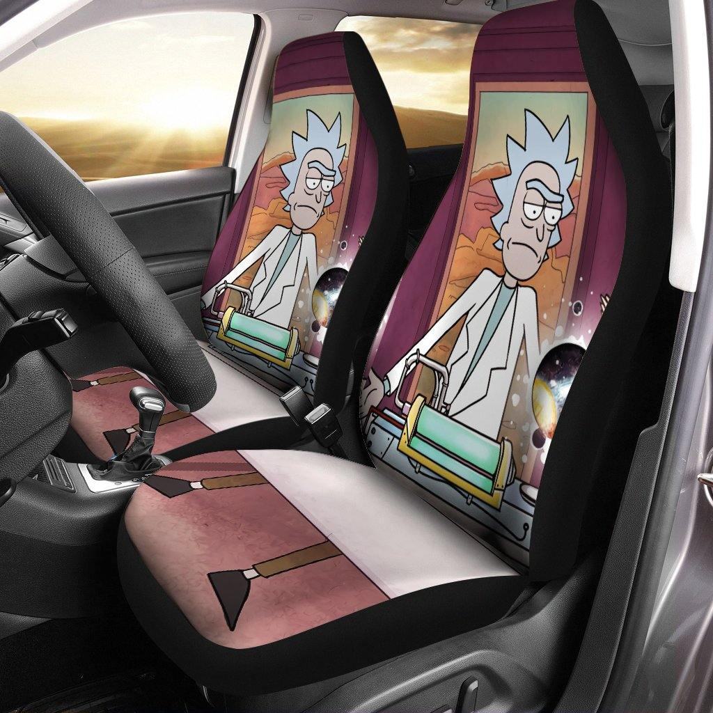Rick-And-Morty-Car-Seat-Covers-Car-Accessories-Scientist-Rick-Seat-Covers Rick And Morty Car Seat Covers - Car Accessories - Scientist Rick Seat Covers