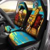 Rick And Morty X Breaking Bad Cartoon Car Seat Covers - Car Accessories