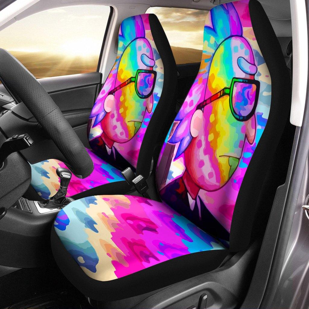 Rick-Morty-Cartoon-Rainbow-Car-Seat-Covers-Car-Accessories Rick & Morty Cartoon Rainbow Car Seat Covers - Car Accessories