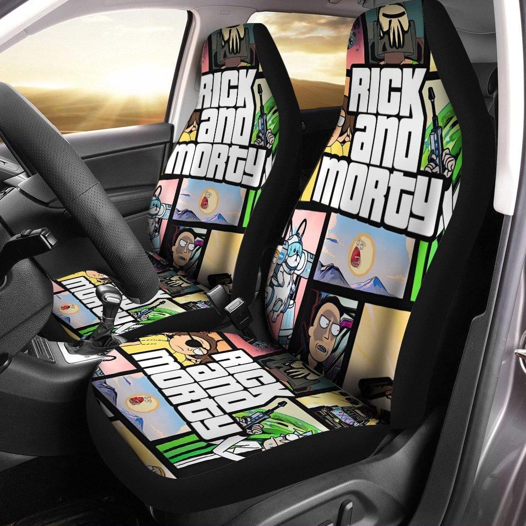 Rick-and-Morty-Car-Seat-Covers-Car-Accessories-Grand-Rick-Auto-Seat-Covers Rick and Morty Car Seat Covers - Car Accessories - Grand Rick Auto Seat Covers