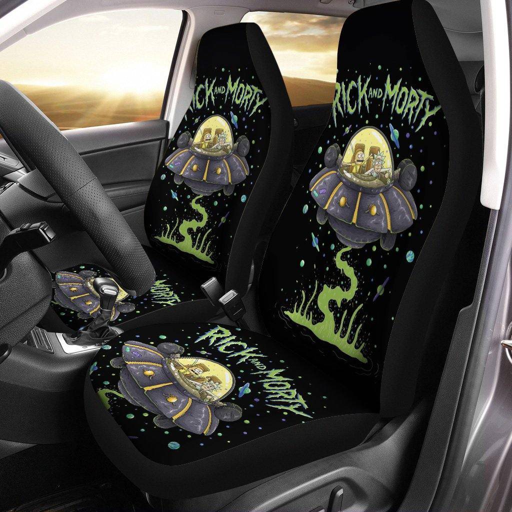 Rick-and-Morty-Car-Seat-Covers-Car-Accessories-Rick-and-Morty-Soucoupe Rick and Morty Car Seat Covers - Car Accessories - Rick and Morty Soucoupe