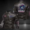 Robert Morris Colonials Motor Collar Leather Jacket For Biker Racer