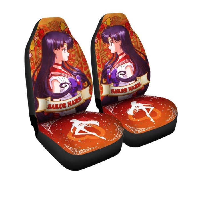 Sailor Mars Car Seat Covers - Car Accessories Sailor Moon Anime