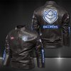 Saint Louis Billikens Motor Collar Leather Jacket For Biker Racer