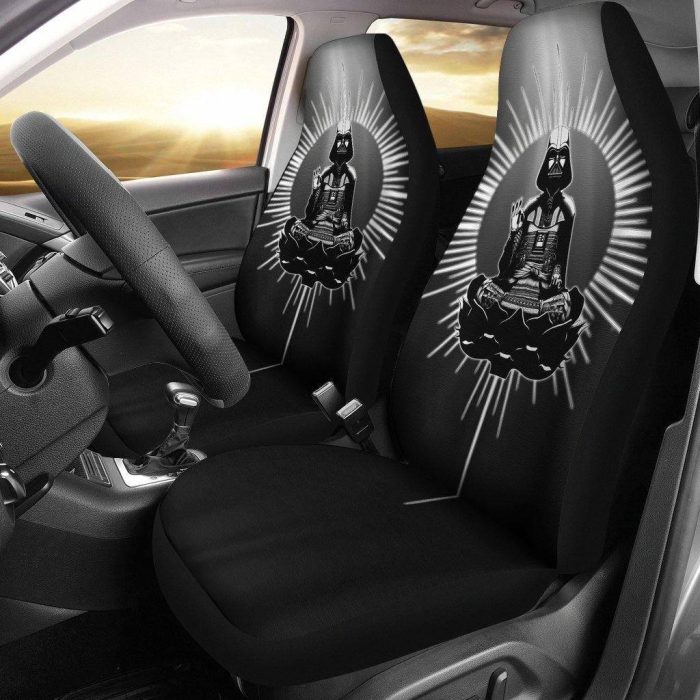 Star Wars Car Seat Covers - Car Accessories - Darth Vader Black Buddha Seat Covers