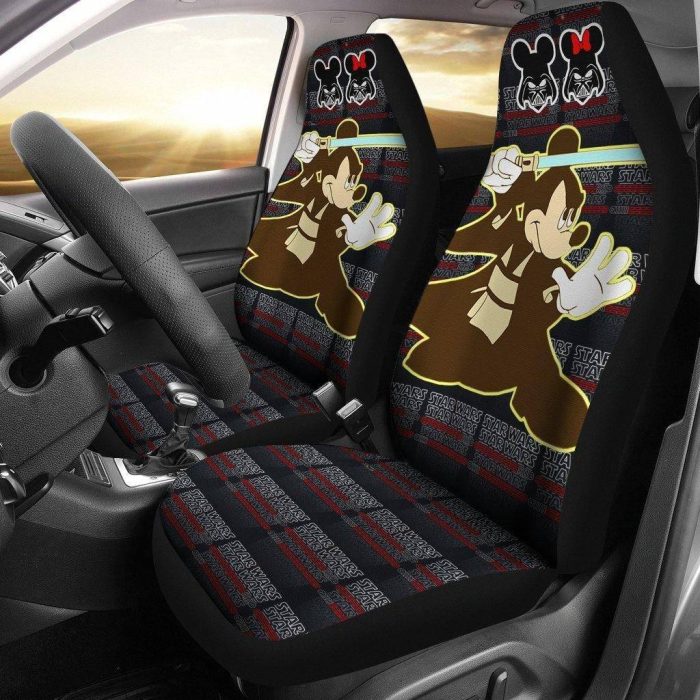 Star Wars Car Seat Covers - Car Accessories - Jedi Mickey Lightsaber Seat Covers