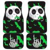 The Nightmare Before Christmas Car Floor Mats - Bat Silhouette Jack Skellington Car Mats NBCFM03