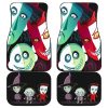 The Nightmare Before Christmas Car Floor Mats - Lock Shock And Barrel Face Car Mats NBCFM07