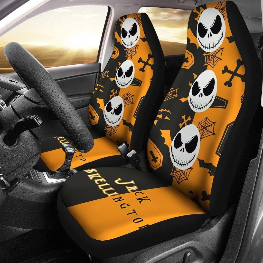 The-Nightmare-Before-Christmas-Car-Seat-Covers-Car-Accessories-NBC-Jack-Death-Patterns-Seat-Covers The Nightmare Before Christmas Car Seat Covers - Car Accessories - NBC Jack Death Patterns Seat Covers