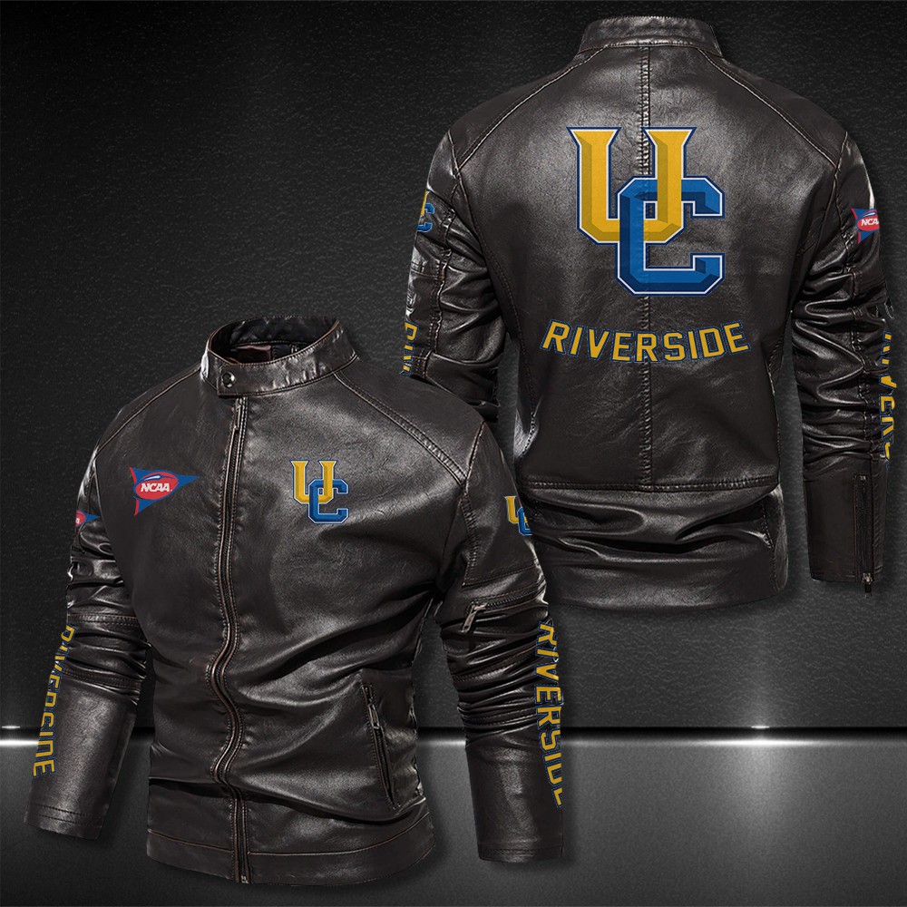 Uc-Riverside-Highlanders-Motor-Collar-Leather-Jacket-For-Biker-Racer Uc Riverside Highlanders Motor Collar Leather Jacket For Biker Racer