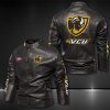 Vcu Rams Motor Collar Leather Jacket For Biker Racer
