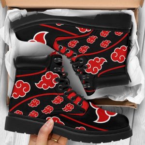 Akatsuki Boot Shoes Custom For Naruto Anime Fan