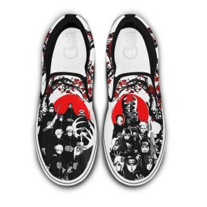 Akatsuki Slip On Shoes Custom Japan Blossom Anime Shoes