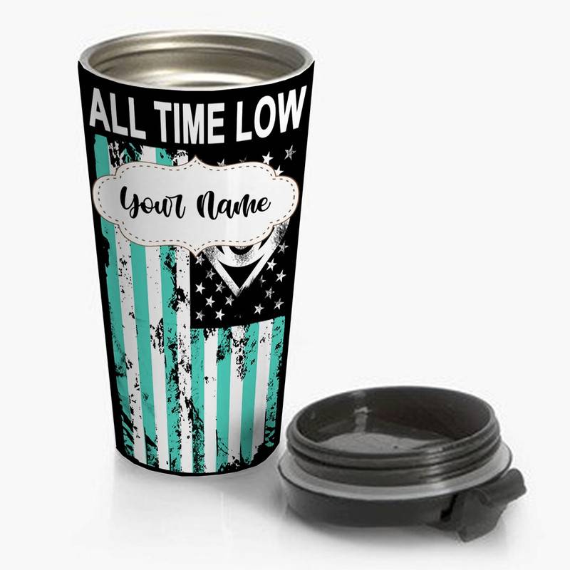 All-Time-Low-Flag-New-Travel-Mug-Custom-Personalized-Name-Stainless-Steel-Bottle All Time Low Flag New Travel Mug Custom Personalized Name Stainless Steel Bottle