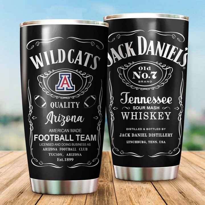 Arizona-Wildcats-Jack-DanielS-Tumbler-TB1684 Arizona Wildcats Jack Daniel'S Tumbler TB1684