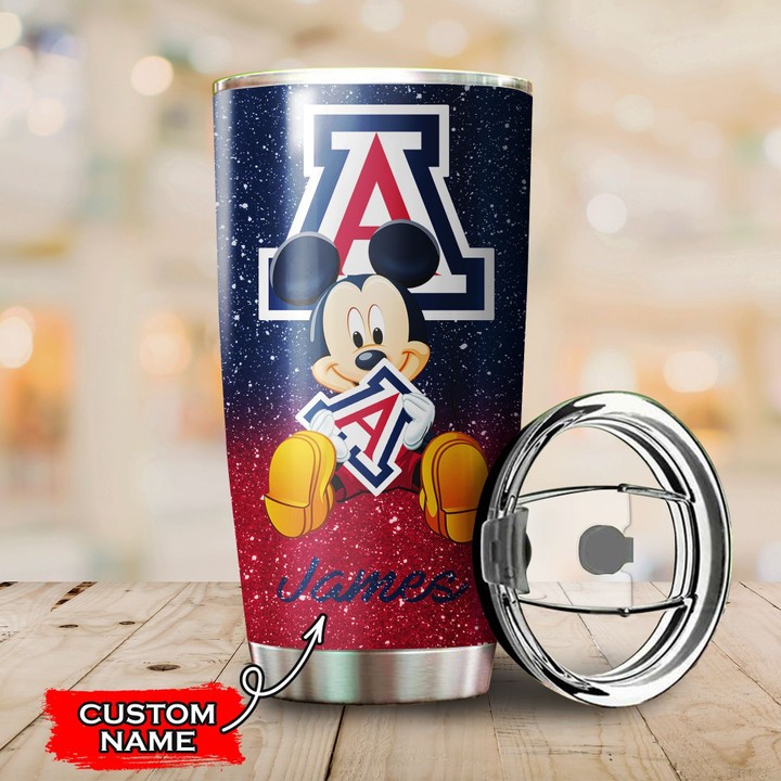 Arizona-Wildcats-Mickey-Custom-Name-Tumbler-TB0090-2