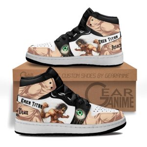 Armored Titan Kids Sneakers Custom Anime Attack On Titan Kids Jordan 1 Shoes