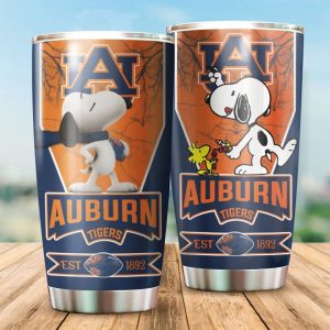 Auburn Tigers Tumbler Snoopy NCAA TB0019