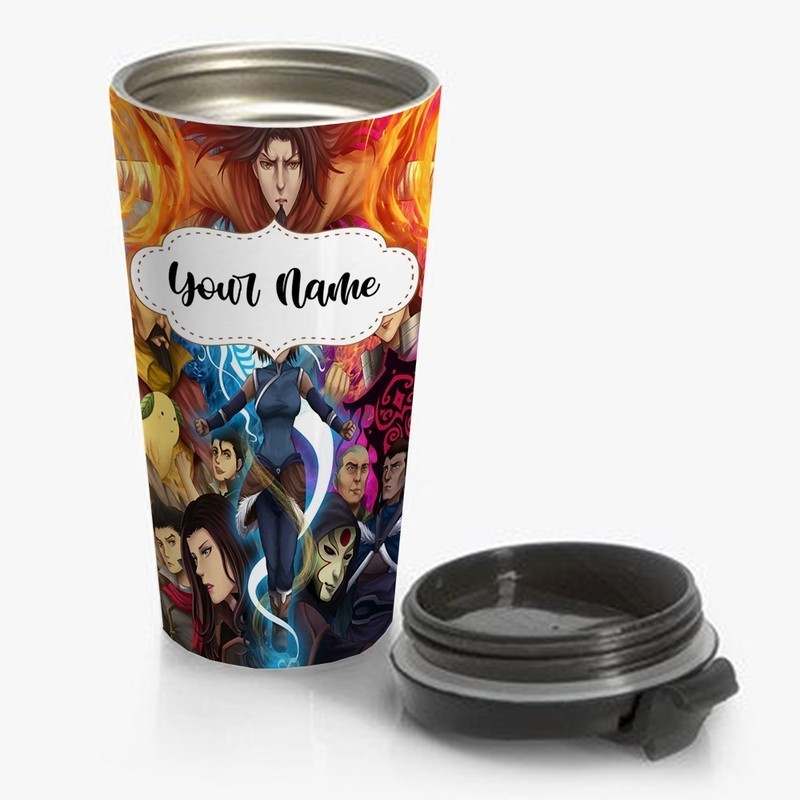 Avatar-The-Legend-of-Korra-Anime-Travel-Mug-Custom-Personalized-Name-Stainless-Steel-Bottle Avatar The Legend of Korra Anime Travel Mug Custom Personalized Name Stainless Steel Bottle