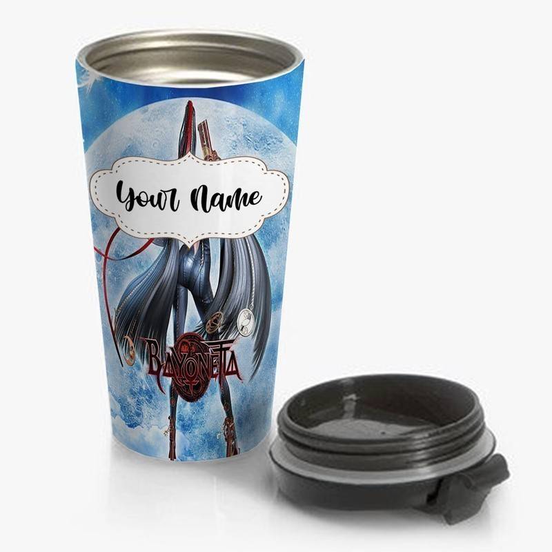 Bayonetta-Travel-Mug-Custom-Personalized-Name-Stainless-Steel-Bottle Bayonetta Travel Mug Custom Personalized Name Stainless Steel Bottle