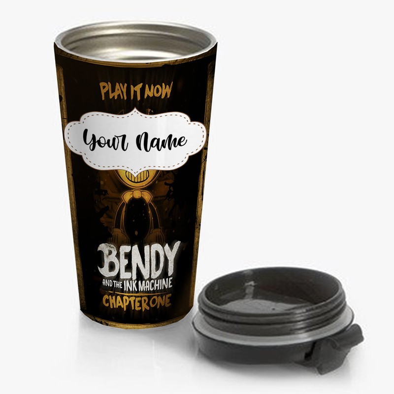 Bendy-and-the-Ink-Machine-Art-Travel-Mug-Custom-Personalized-Name-Stainless-Steel-Bottle Bendy and the Ink Machine Art Travel Mug Custom Personalized Name Stainless Steel Bottle