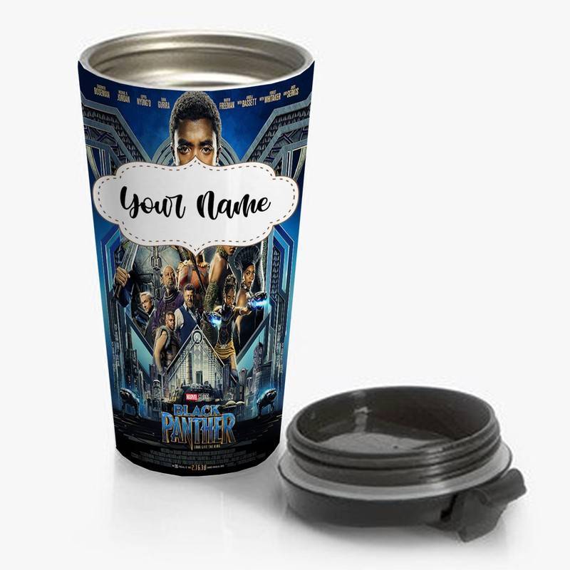 Black-Panther-Marvel-Travel-Mug-Custom-Personalized-Name-Stainless-Steel-Bottle Black Panther Marvel Travel Mug Custom Personalized Name Stainless Steel Bottle
