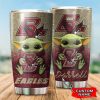 Boston College Eagles Football Baby Yoda Custom Name Tumbler TB0079