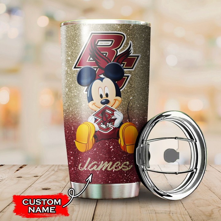 Boston-College-Eagles-Football-Mickey-Custom-Name-Tumbler-TB0682-2