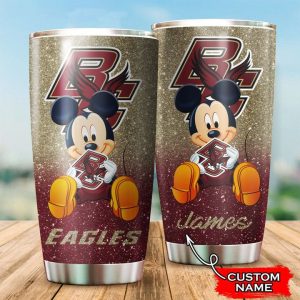 Boston College Eagles Football Mickey Custom Name Tumbler TB0682