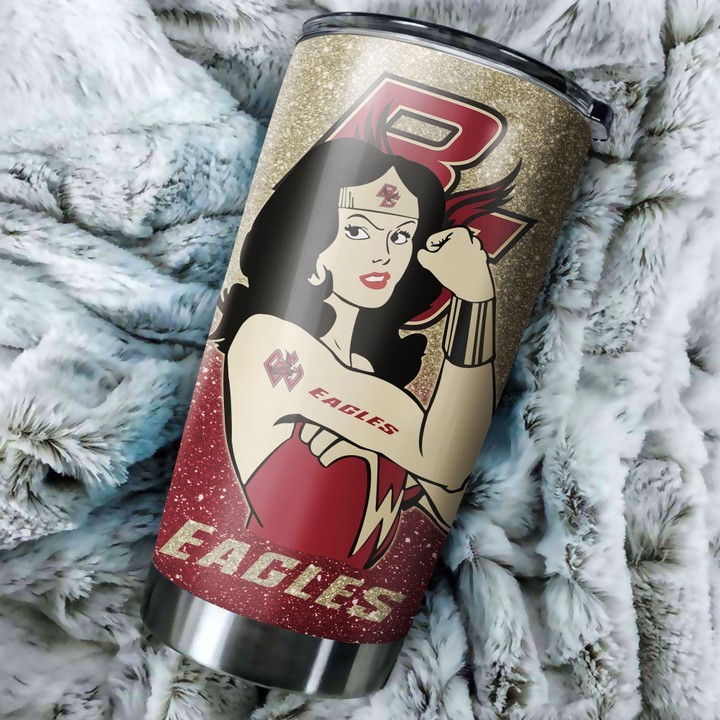 Boston-College-Eagles-Football-Wonder-Woman-Custom-Name-Tumbler-TB1535-1