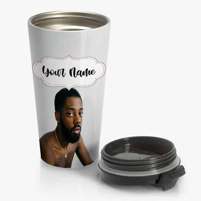 Brent-Faiyaz-Travel-Mug-Custom-Personalized-Name-Stainless-Steel-Bottle Brent Faiyaz Travel Mug Custom Personalized Name Stainless Steel Bottle