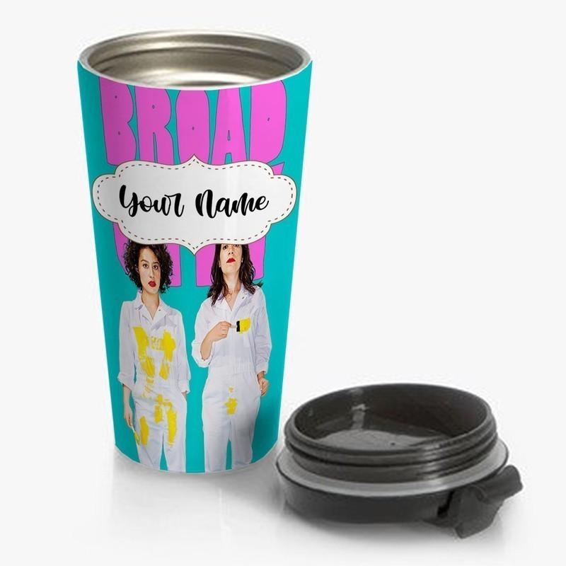 Broad-City-Season-3-Travel-Mug-Custom-Personalized-Name-Stainless-Steel-Bottle Broad City Season 3 Travel Mug Custom Personalized Name Stainless Steel Bottle