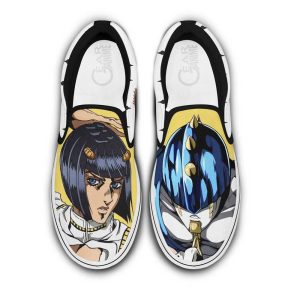 Bruno Bucciarati Slip On Shoes Custom Anime JoJo's Bizarre Adventure Shoes