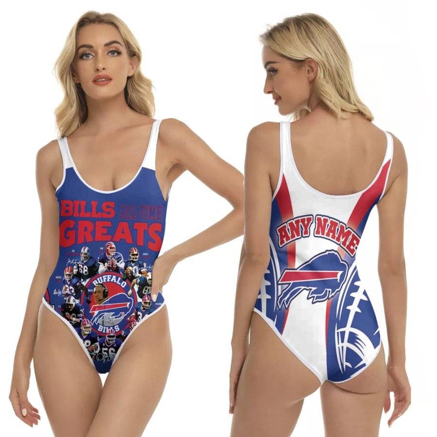 Buffalo-Bills-Champions-Bills-All-Time-Greats-NFL-3D-With-Custom-Name-For-Bills-Fans-One-Piece-Swimsuit Buffalo Bills Champions Bills All-Time Greats NFL 3D With Custom Name For Bills Fans One Piece Swimsuit