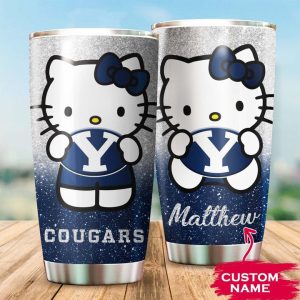 Byu Cougars Hello Kitty Custom Name Tumbler TB1061