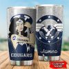 Byu Cougars Wonder Woman Custom Name Tumbler TB1342