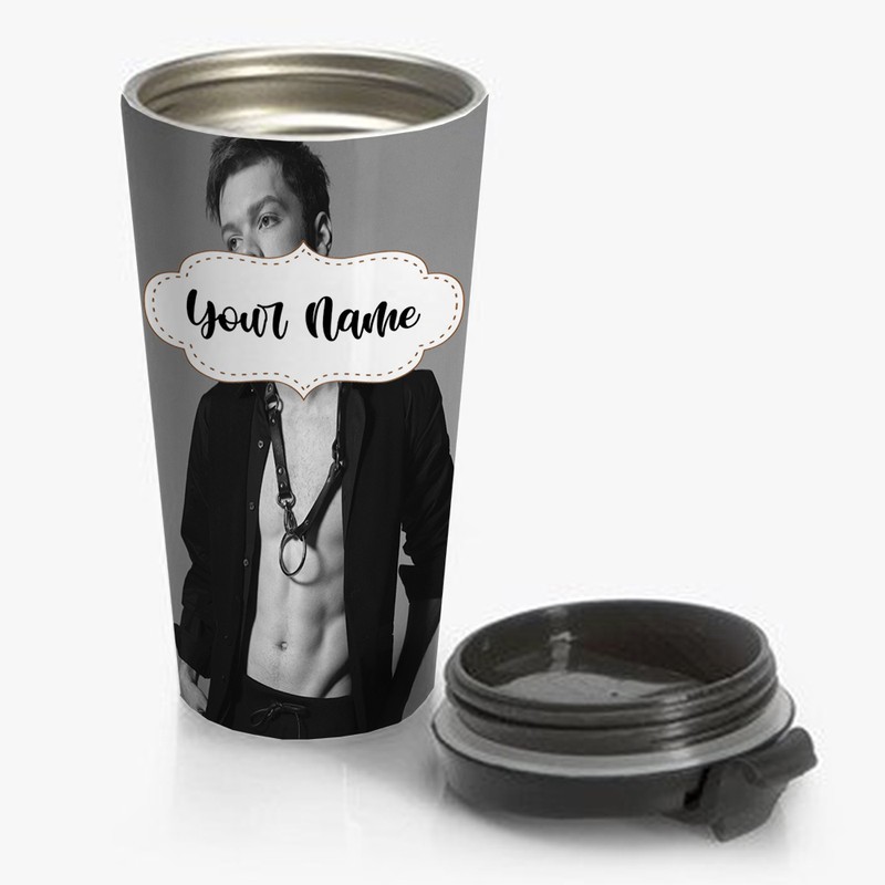 Cameron-Monaghan-Art-Travel-Mug-Custom-Personalized-Name-Stainless-Steel-Bottle Cameron Monaghan Art Travel Mug Custom Personalized Name Stainless Steel Bottle