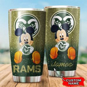 Colorado State Rams Football Mickey Custom Name Tumbler TB0119