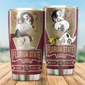 Florida State Seminoles Tumbler Snoopy NCAA TB2149