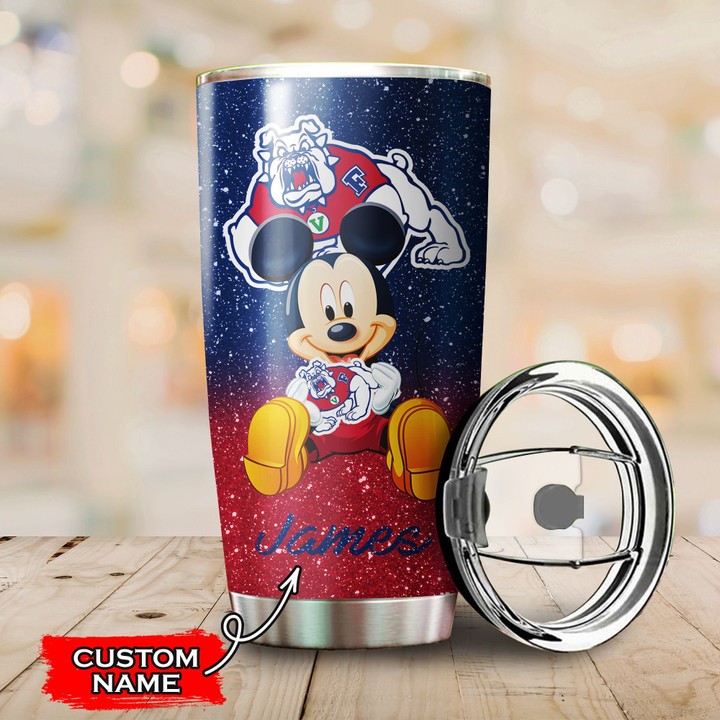 Fresno-State-Bulldogs-Football-Mickey-Custom-Name-Tumbler-TB0152-2