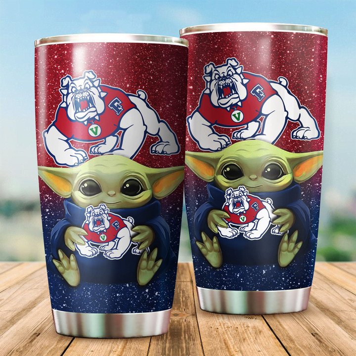 Fresno-State-Bulldogs-Football-Yoda-Tumbler-TB0959 Fresno State Bulldogs Football Yoda Tumbler TB0959